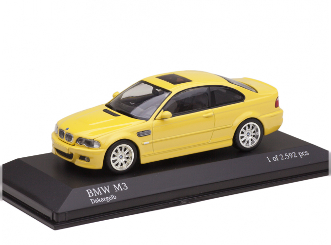 BMW M3 Coupe (E46) 2000 Dakargelb, yellow