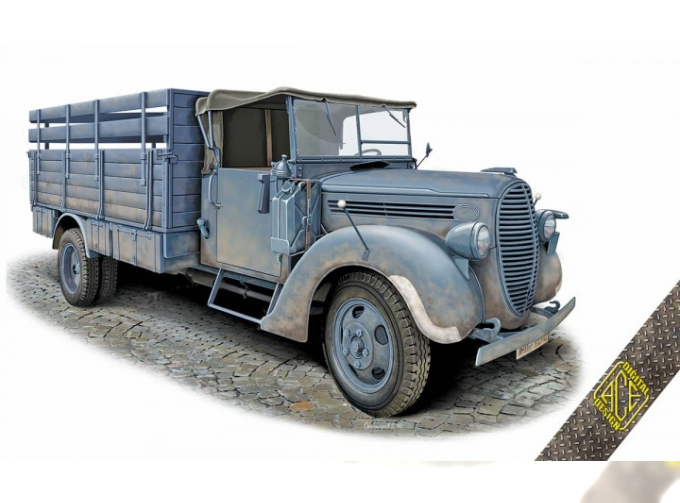 Сборная модель G917T 3t German Cargo Truck (soft cab)