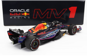 RED BULL F1 Rb19 Team Oracle Red Bull Racing N1 World Champion Winner Miami Gp (2023) Max Verstappen, Matt Blue