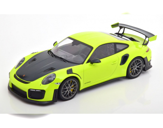 PORSCHE 911 GT2 RS (2018), light green carbon-grey