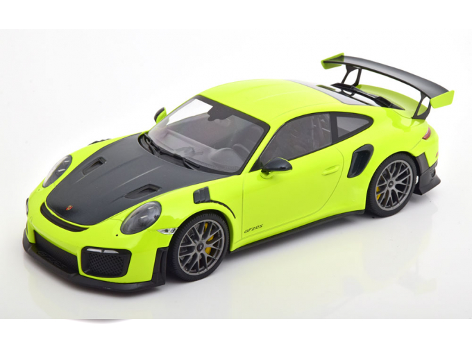 PORSCHE 911 GT2 RS (2018), light green carbon-grey