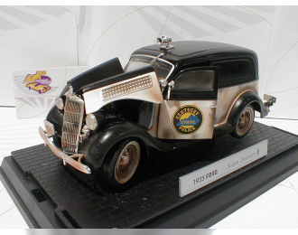 FORD 1935 "Kentucky Police" (серия American Dreamcar 1:24), белый с черным 