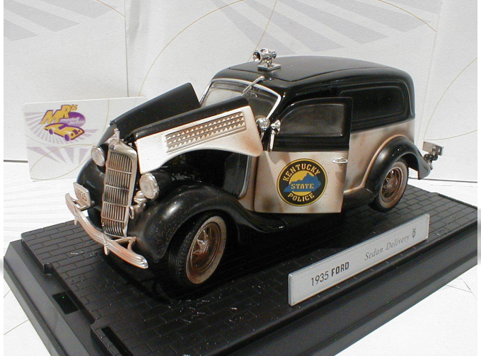 FORD 1935 "Kentucky Police" (серия American Dreamcar 1:24), белый с черным 