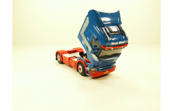 SCANIA highline 4x2 Henk Wind тягач, масштаб 1:50, красно-синий