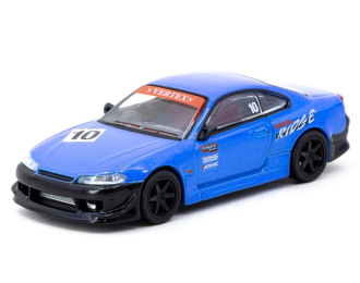 NISSAN Silvia (S15) VERTEX (Tarmac Works 10th Anniversary), blue/black