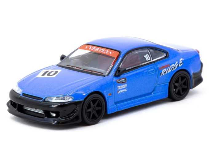 NISSAN Silvia (S15) VERTEX (Tarmac Works 10th Anniversary), blue/black