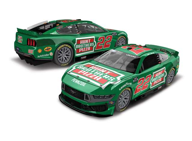 Ford Mustang #22 Joey Logano *Hunt Brothers Pizza* green/red 2024