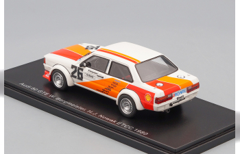 AUDI 80 Gr.II #26 W.Bergmeister/H-J.Nowak ETCC Monza (1980), white / red / orange