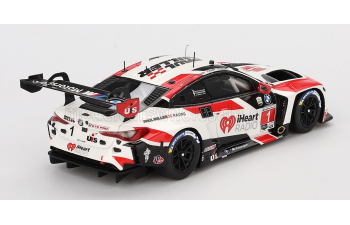 BMW 4-series M4 Gt3 3.0l Twin Turbo Team Paul Miller Racing №1 3rd Gtd Pro Class Imsa 24h Daytona (2024) Bryan Sellers - Madison Snow - Neil Verhagen - Sheldon Van Der Linde, White Red Black