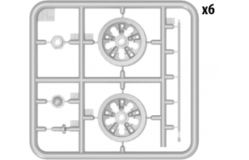 Сборная модель Аксессуары T-62 WHEELS SET