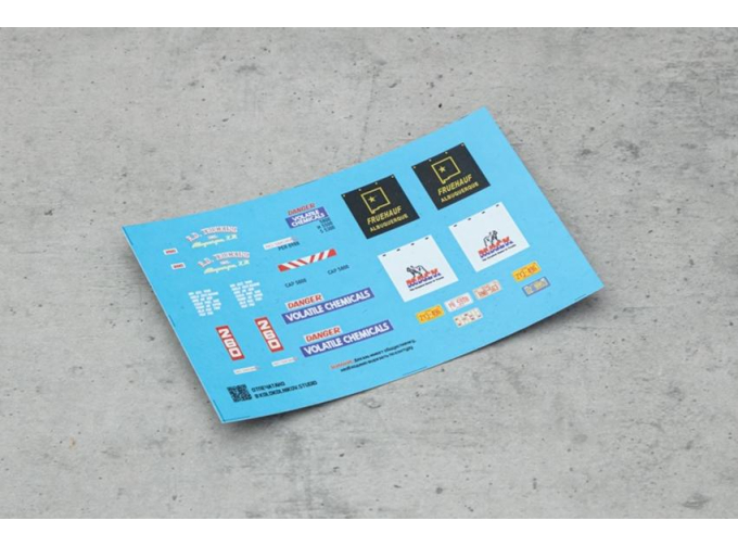 Декаль Ливрея "Утенок" из к/ф "Конвой" - Mack RS7400 - Rubber Duck