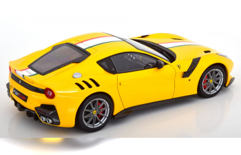 FERRARI F12 TDF, yellow metallic white