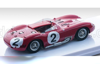 MASERATI 450s 4.5l V8 Team Officine Alfieri Maserati №2 24h Le Mans (1957) Jean Behra - Andre Simon, Red