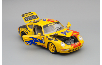 PORSCHE 911 Carrera Racing (cod.3360) #1 (1993), yellow