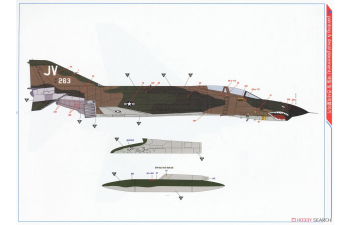 Сборная модель USAF F-4E "Vietnam War"