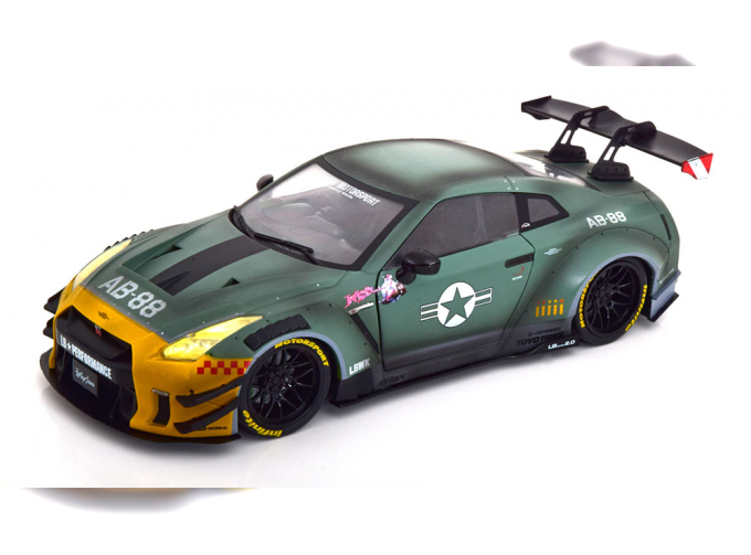 NISSAN GT-R (R35) Liberty Walk Body Kit, camouflage