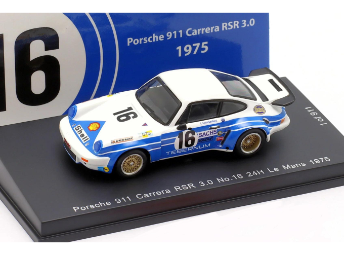 PORSCHE 911 Carrera RSR 3.0L Coupe Team Joest Racing Tebernum Racing №16 24h LeMans Clemens Schickentanz, Hartwig Bertrams (1975)  