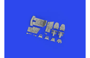 Кабина пилота Bf 109G-5/G-6 cockpit Brassin PRINT