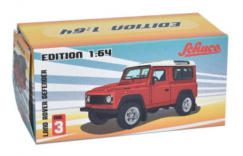 LAND ROVER Defender (1999), red/white