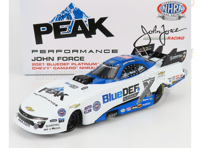 CHEVROLET Camaro Nhra Funny Car (2021) John Force, White Blue