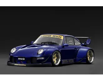 PORSCHE RWB 993, blue metallic