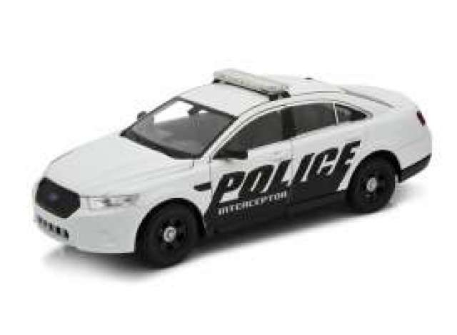 Ford Police Interceptor, white / black 2013