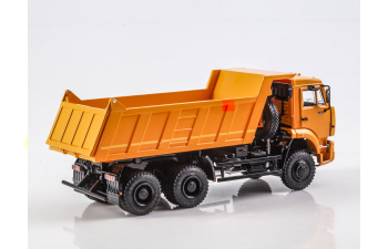 Камский грузовик 6522 самосвал, оранжевый