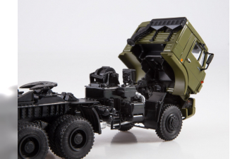 Камский грузовик 65225 седельный тягач, хаки