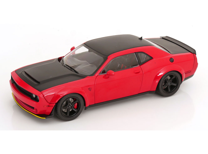 DODGE Challenger SRT Demon Coupe (2023), red flatblack