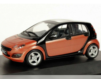 SMART forfour W454 (2004), flame red (красный металлик с черным)