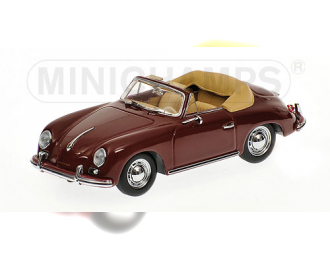 PORSCHE 356 A CABRIOLET - 1956, RED