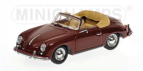 PORSCHE 356 A CABRIOLET - 1956, RED