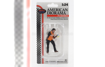 FIGURES Man Buff And Wax, Black Orange