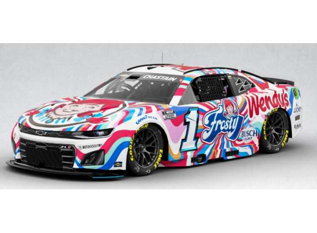 Chevrolet #1 Ross Chastain *Wendy`s Frosty*, various 2025