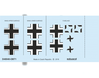 Сборная модель Декаль Fw 190A-2 национальные обозначения ()