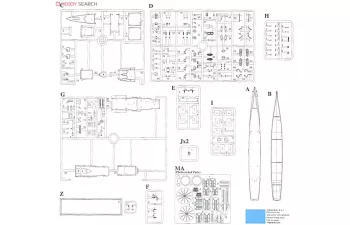Сборная модель U.S.S. Long Beach CGN-9