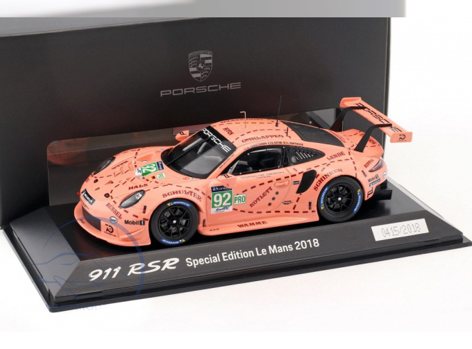 PORSCHE 911 RSR Typ 991 Sieger 24h du Mans (2018), peach