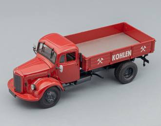 MERCEDES-BENZ L3500 Tipper Truck "Kohlen", brown red