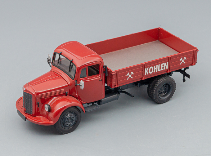 MERCEDES-BENZ L3500 Tipper Truck "Kohlen", brown red