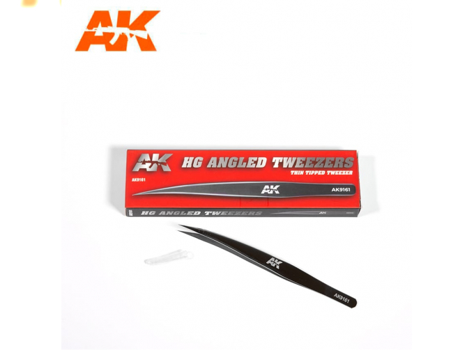 HG ANGLED TWEEZERS 01 (THIN TIPPED)