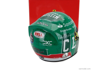 BELL HELMET F1 Casco Helmet Charles Leclerc Team Scuderia Ferrari Sf-23 Austin Usa Gp 2023, Green