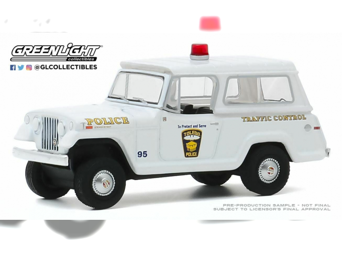 JEEP KAISER Jeepster "City of Toledo, Ohio Police" 1969