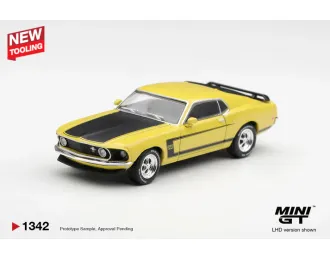 FORD Mustang Boss 302 (1969), bright yellow