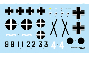 Сборная модель Самолёт Arado Ar68E
