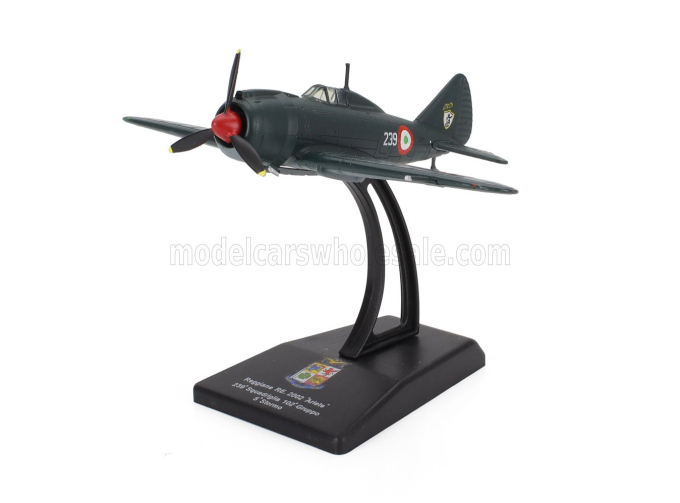 REGGIANE Re.2002 Ariete 239th Squadriglia 102th Gruppo 5th Stormo - Military Airplane (1941), Military Green