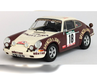 PORSCHE 911s Coupe (night Version) №18 Rally Portugal (1979) Americo Nunes - Antonio Morais, Brown Beige