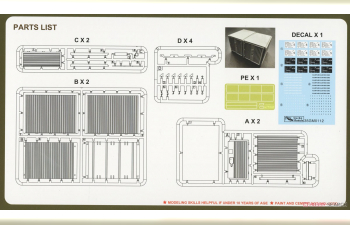 Сборная модель US Military 8' Storage Container Set