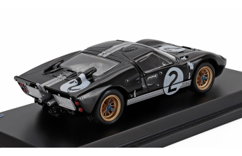 FORD USA Gt40 Mkii 7.0l V8 Team Shelby American Inc. №2 Winner 24h Le Mans (1966) Bruce Mclaren - Chris Amon, Black Silver