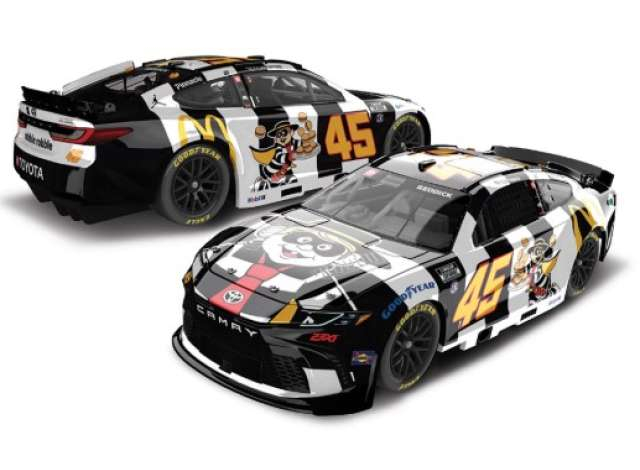 TOYOTA Camry #45 Tyler Reddick *McDonald`s Hamburglar* black/white/orange 2024