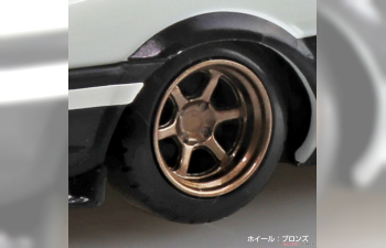 Сборная модель Toyota Sprinter Trueno Custom (High Tech Two Tone), white